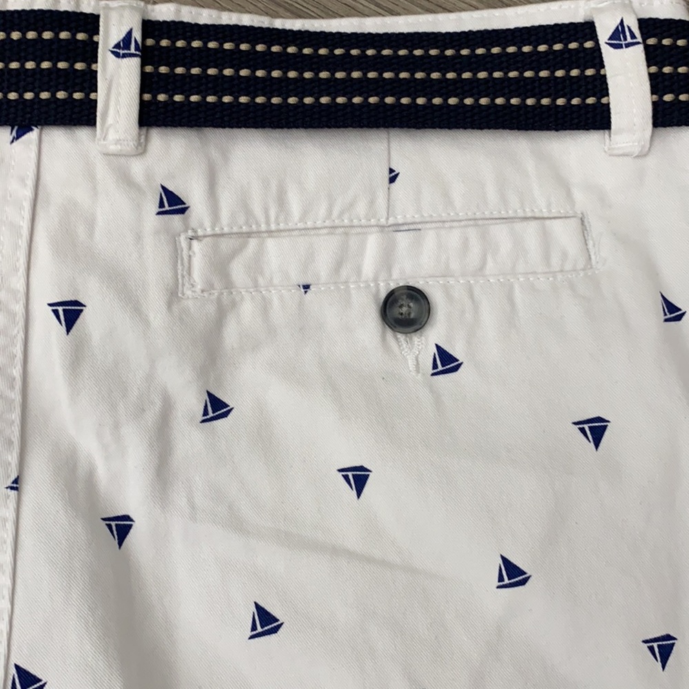 NWT Sunday Work Clothes White Nautical Shorts - Picture 3 of 7